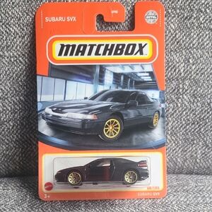 MATCHBOX Subaru SVX Toy Car - Black and Gold